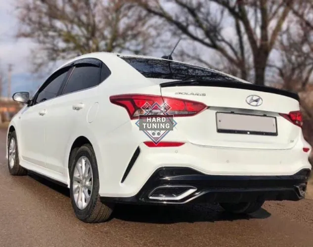 Задний бампер MERCEDES-STYLE Hyundai Solaris 2 (2017+)