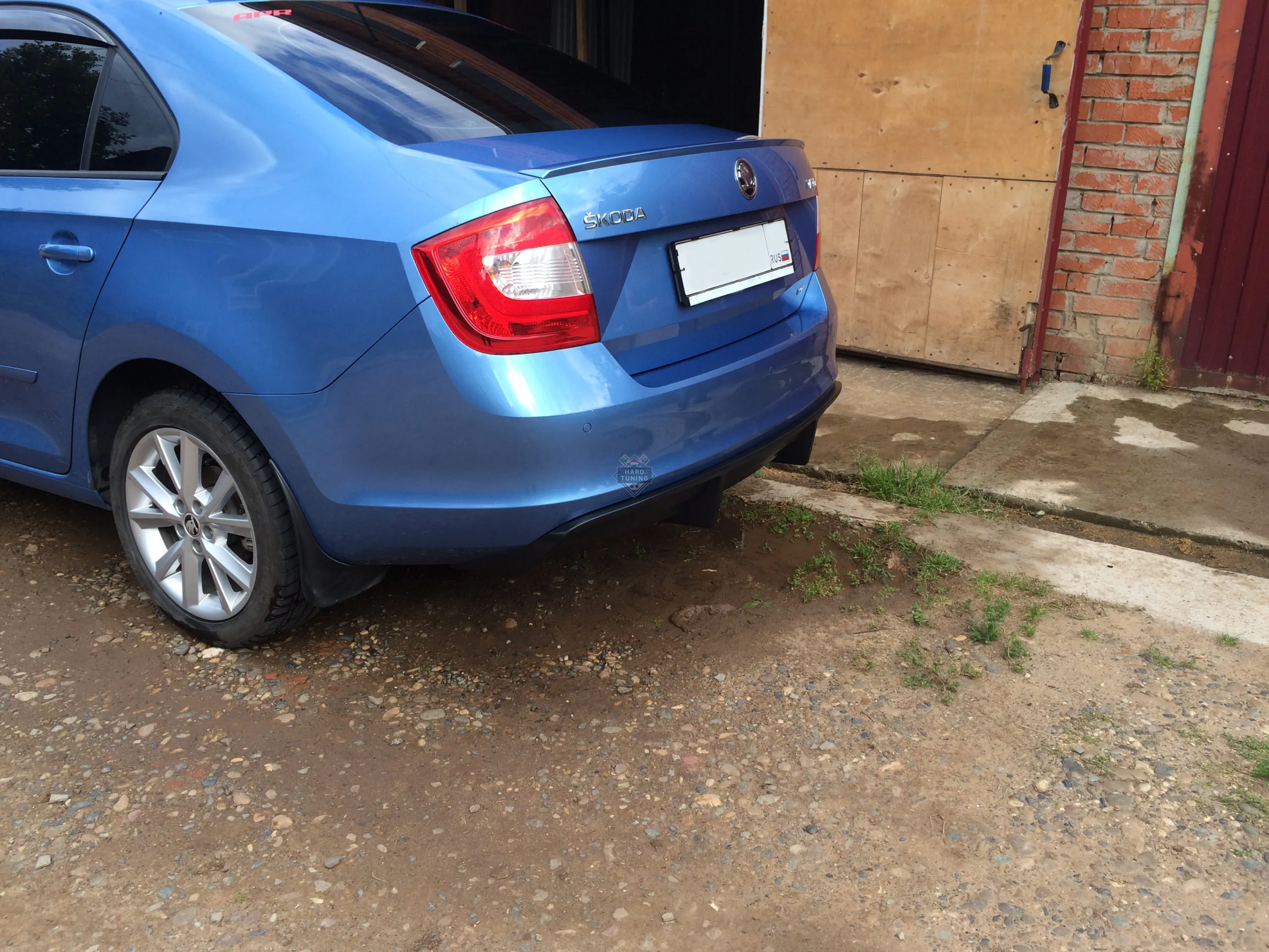 Диффузор CSR Style Skoda Rapid 1