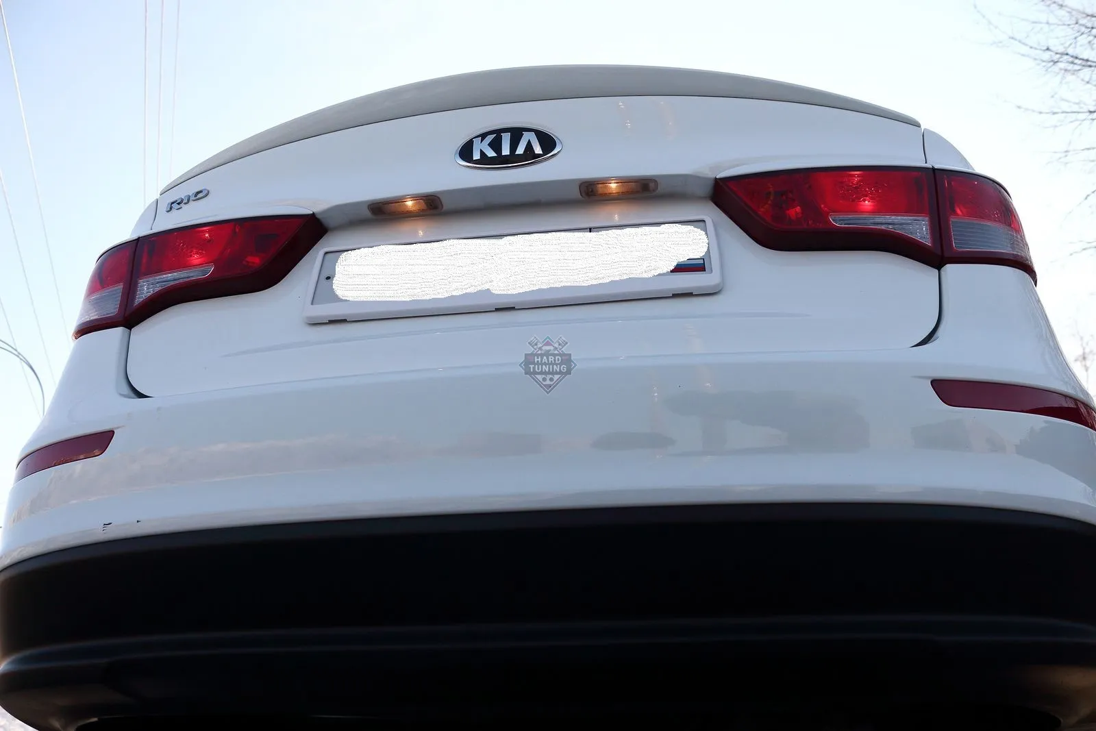ЛИП СПОЙЛЕР МИНИ KIA RIO 3 2011-2017 АБС ПЛАСТИК