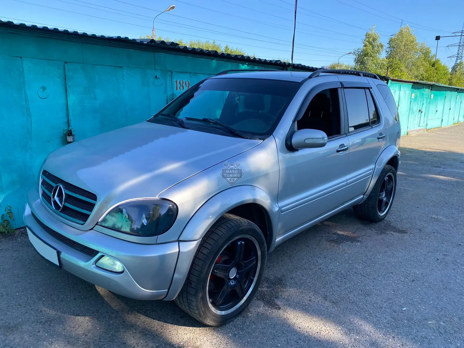 Расширители колесных арок EGR (8 частей) Mercedes M-Klasse (W163)