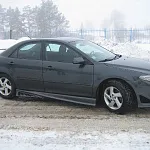 Накладки на пороги INFERNO Mazda 6 GG