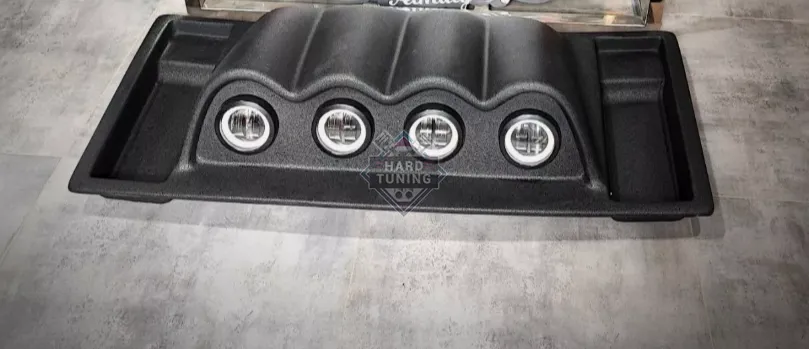 Накладка капота H2 под оптику V2 Hummer H2