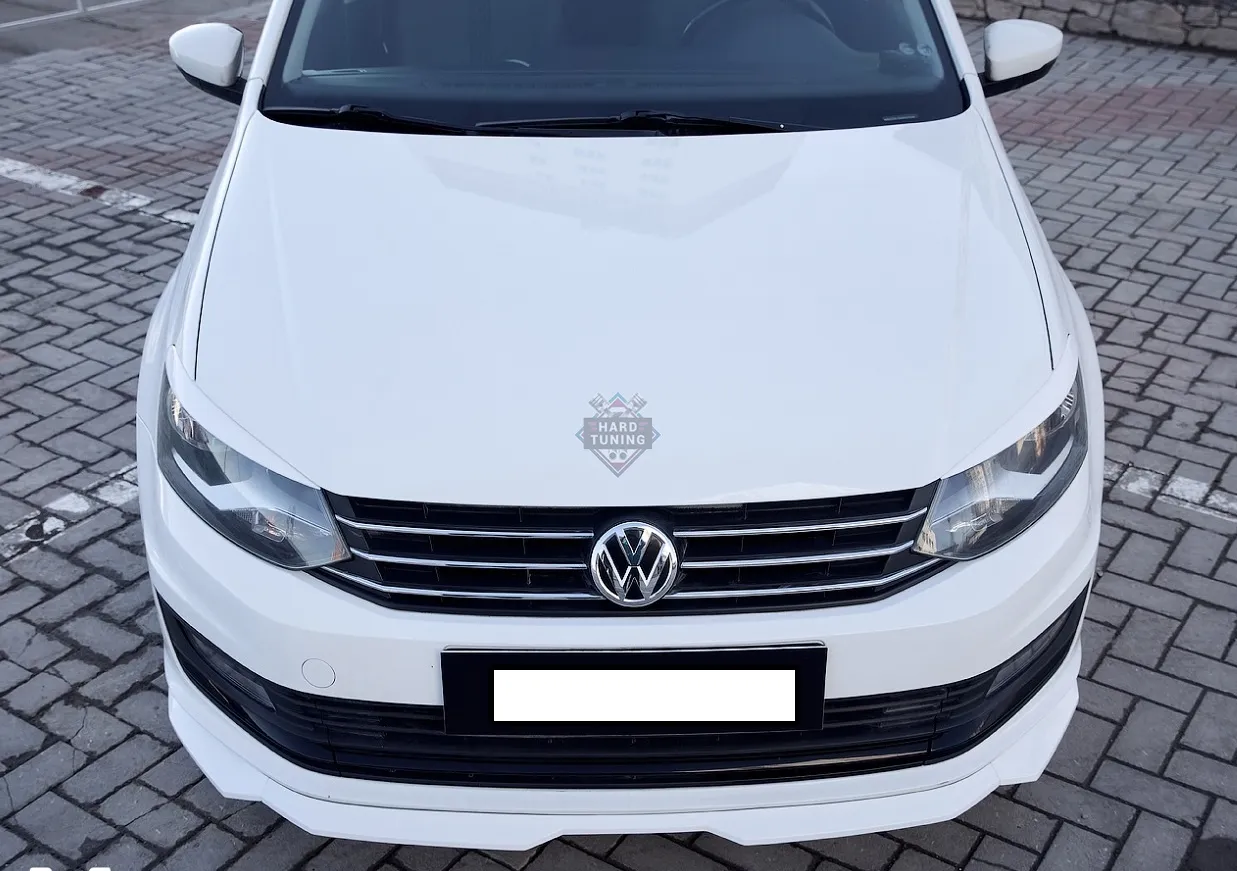 Сплиттер переднего бампера VW Polo Sedan (2010-2015)