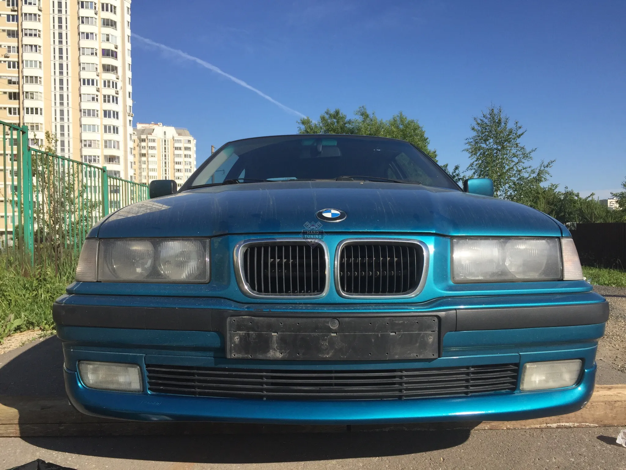 Накладка на передний бампер ZENDER BMW E36