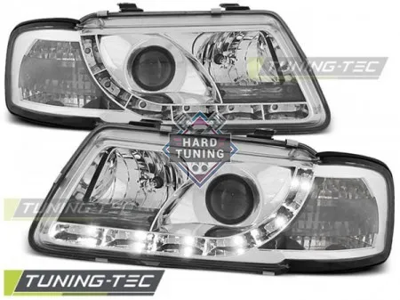 Передние фары AUDI A3 8L 1996-2000 HEADLIGHTS DAYLIGHT fits хром