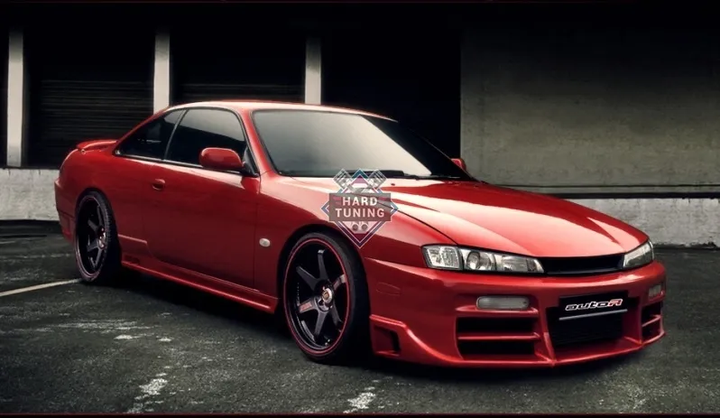 Накладки на пороги R1 Nissan 200SX S14