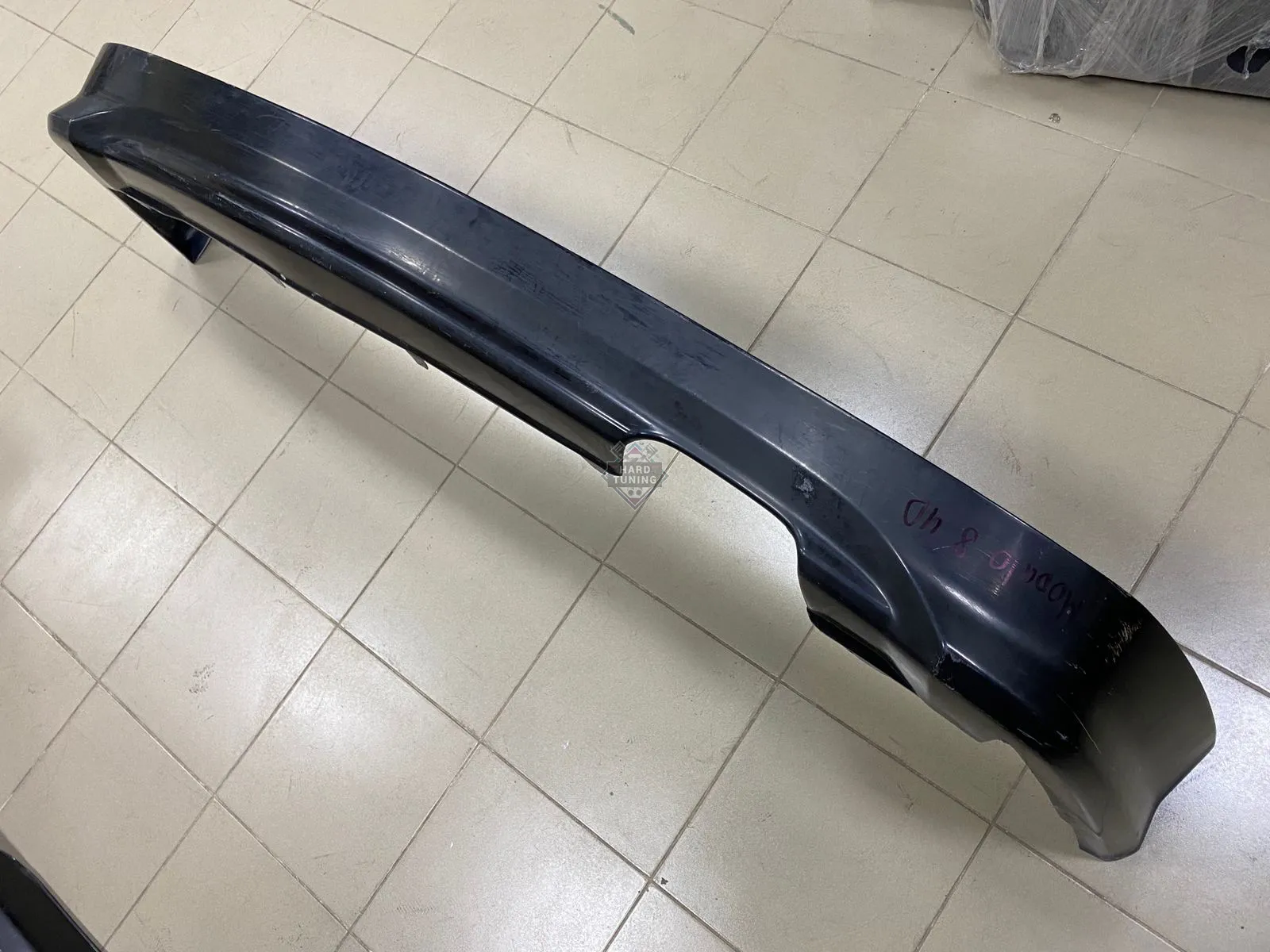 Накладка на задний бампер MODULO Honda Civic 8 4D дорестайлинг стеклопластик