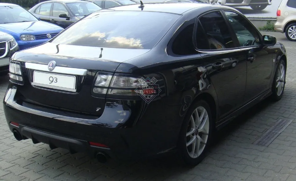 Диффузор на задний бампер Saab 9-3