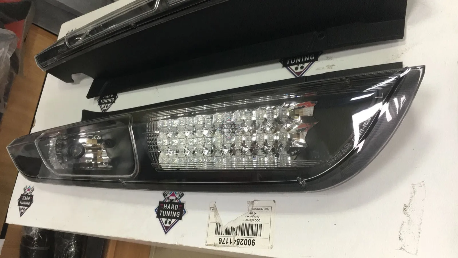 Задние фонари Ford Focus MK2 (2004-2008) Hatchback LED черные