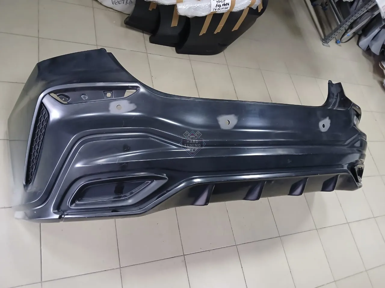 Задний бампер MERCEDES-STYLE Hyundai Solaris 2 (2017+)