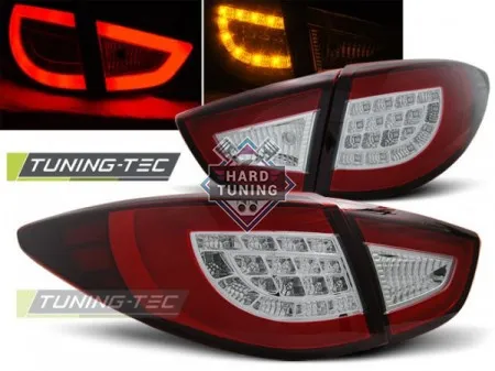 Задние фонари Hyundai ix35 (2009-2013) LED красно-белые