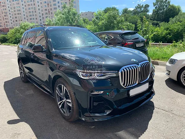 Сплиттер переднего бампера Parsan BMW X7 G07
