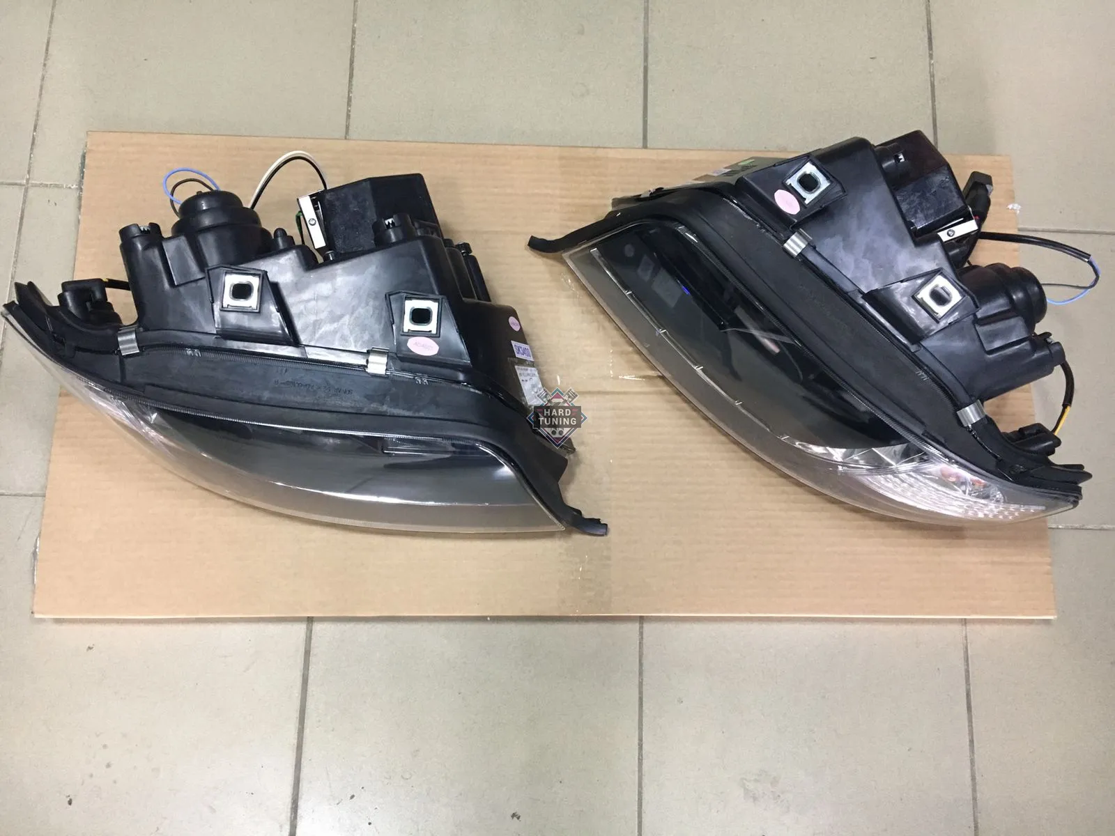 Передние фары AUDI A6 С5 2001-2004 HEADLIGHTS DAYLIGHT fits черные