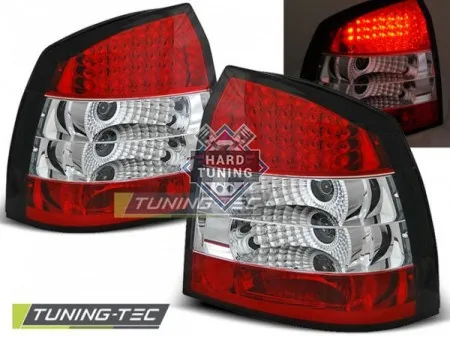 Задние фонари Opel Astra G (1997-2004) 3D/5D LED красно-белые