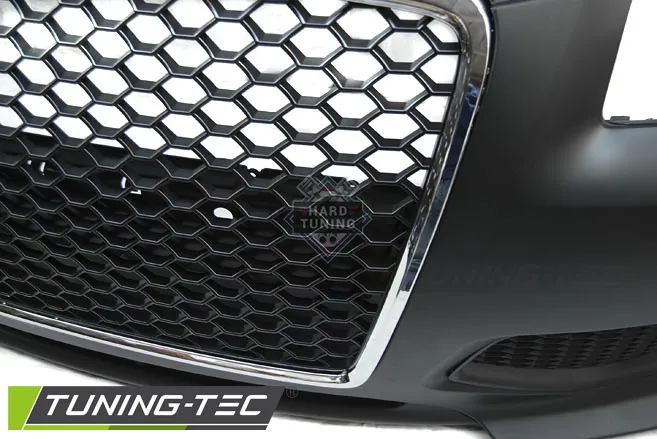 Передний бампер SPORT CHROME BLACK AUDI A3 8P (2005-2008)