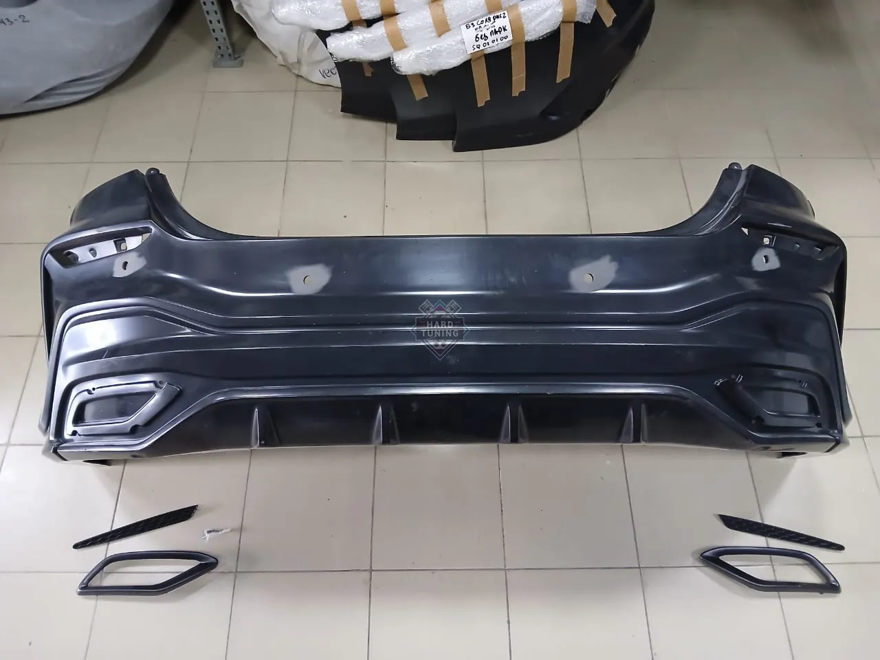 Задний бампер MERCEDES-STYLE Hyundai Solaris 2 (2017+)