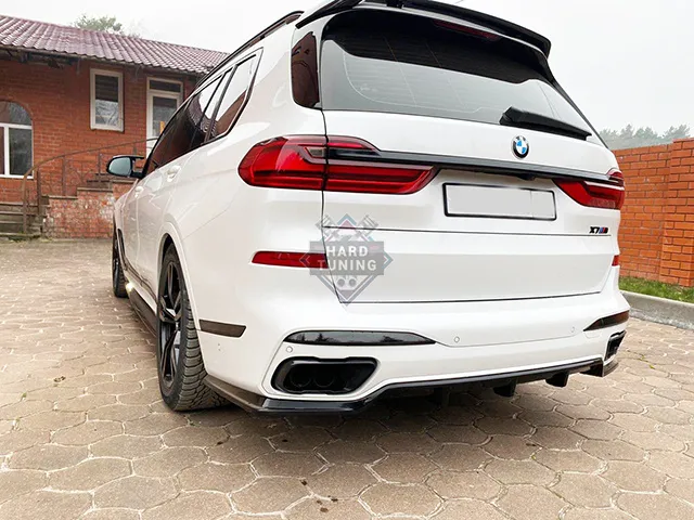Диффузор заднего бампера Parsan BMW X7 G07