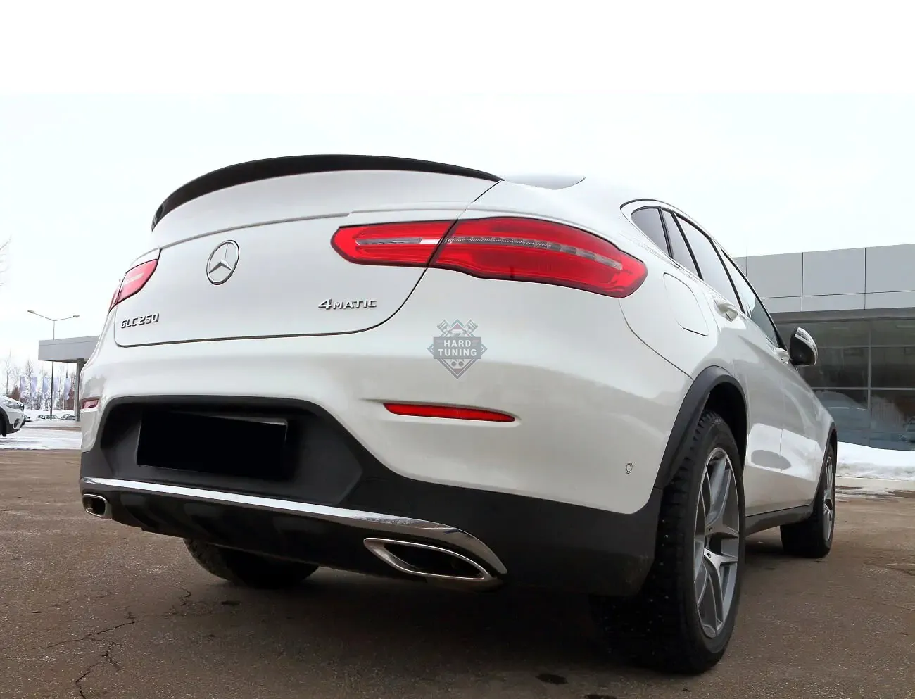 ЛИП СПОЙЛЕР ДЛЯ MERCEDES-BENZ GLC COUPE 2016-2021 АБС ПЛАСТИК