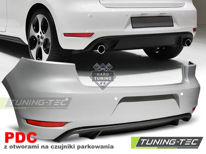 Задний бампер SPORT TWIN PDC Volkswagen Golf 6 (2008-2016)