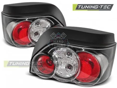 Задние фонари Renault Clio (1990-1998) Angel Eyes черные