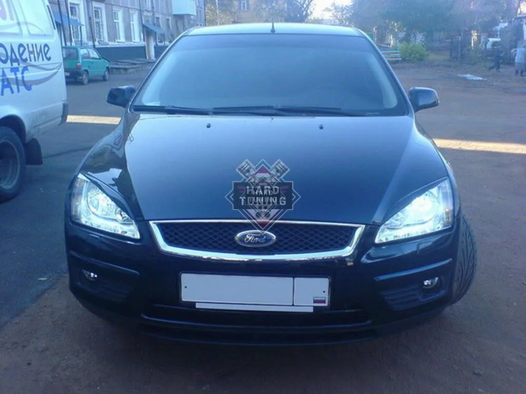 Накладки на фары узкие Ford Focus 2 2004-2008