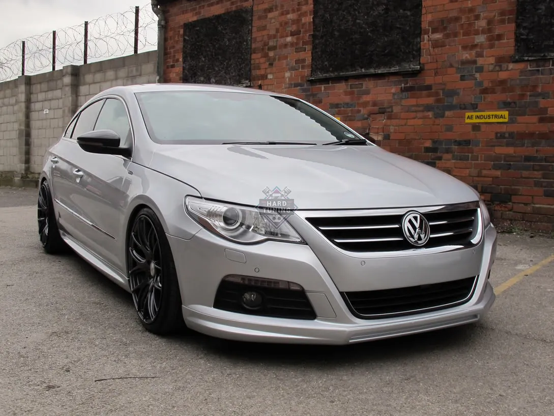 Накладка на передний бампер R-LINE (с пыльником) Volkswagen Passat CC дорестайлинг