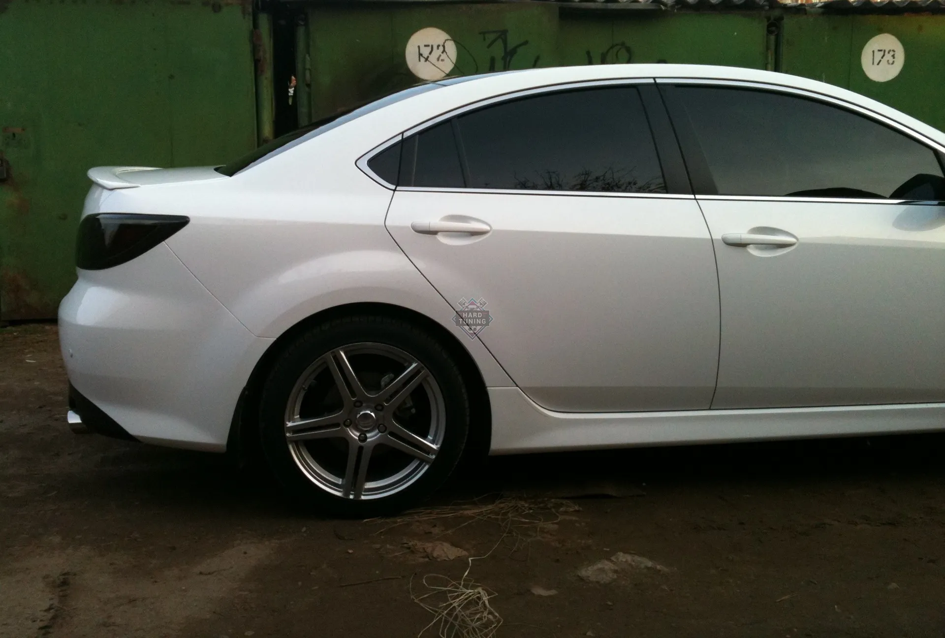 Спойлер SPORT лип Mazda 6 GH 2008-2012 седан стеклопластик