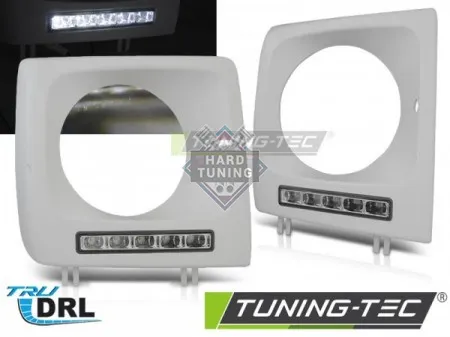 Передние фары Mercedes W461,W463 G-Class (2001-2012) LED DRL unpainted