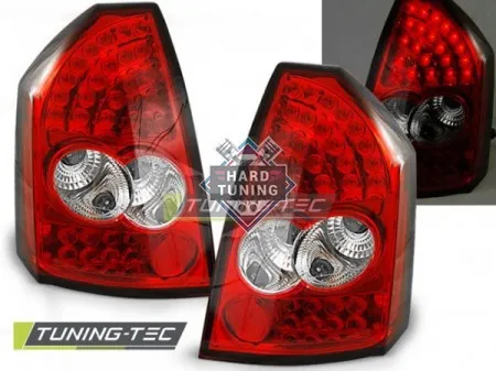 Задние фонари Chrysler 300C (2005-2008) LED красно-белые