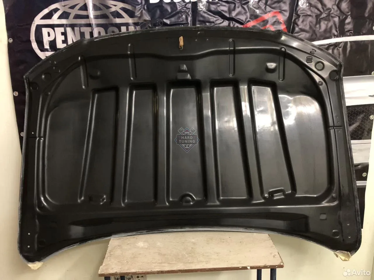 Капот с жабрами на Toyota Land Cruiser 200 07-15