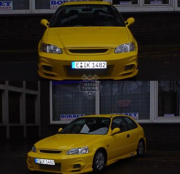 Передний бампер EVO Honda Civic 6 1998-2000