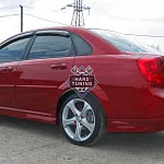Накладки на пороги WTCC Chevrolet Lacetti седан стеклопластик