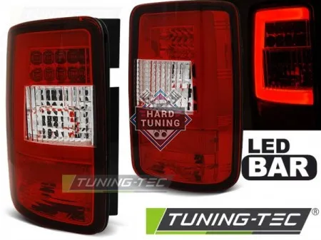 Задние фары VW CADDY 3 (2004-2015) LED BAR TAIL LIGHTS fits красно-белые