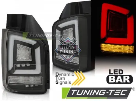 Задние фары VW T6 (2015-2019) TR LED BAR TAIL LIGHTS SEQ fits черные