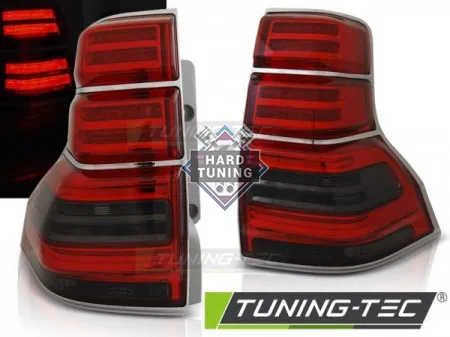 Задние фонари Toyota Land Cruiser 150 (2009-2013) LED красно-тонированные