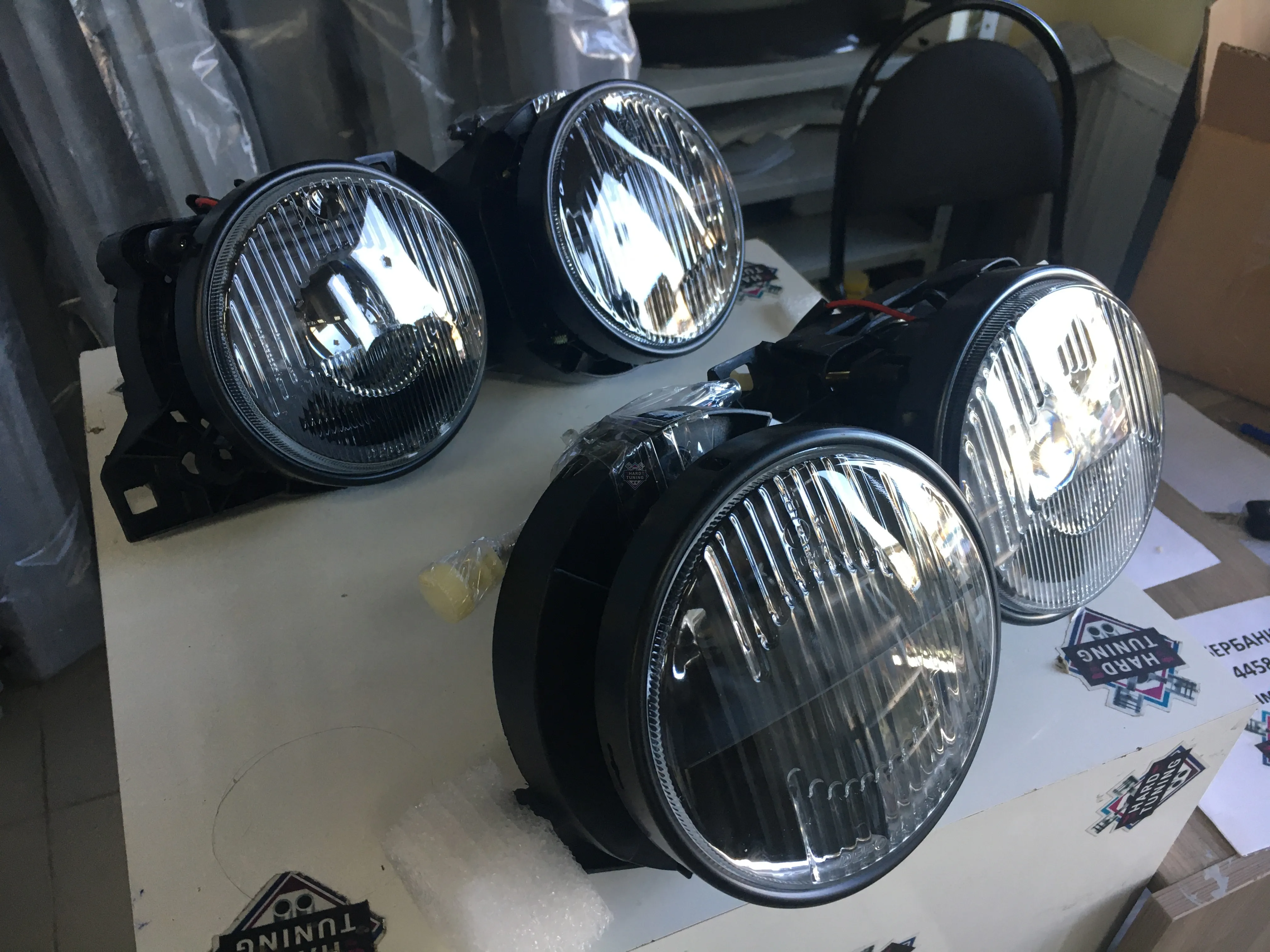 Передние фары BMW E30 (1982-1994) HEADLIGHTS fits черные
