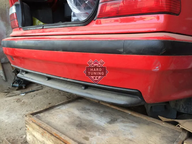 Диффузор на задний сток бампер BMW E36 ABS пластик