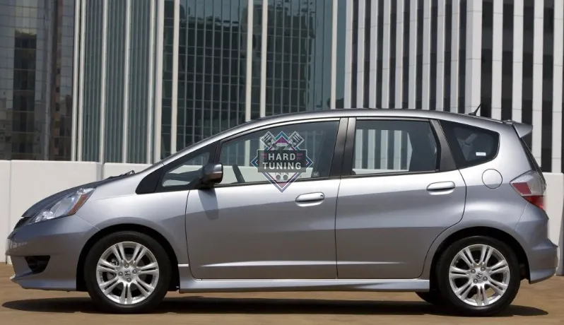 Накладки на пороги для Honda Fit 2