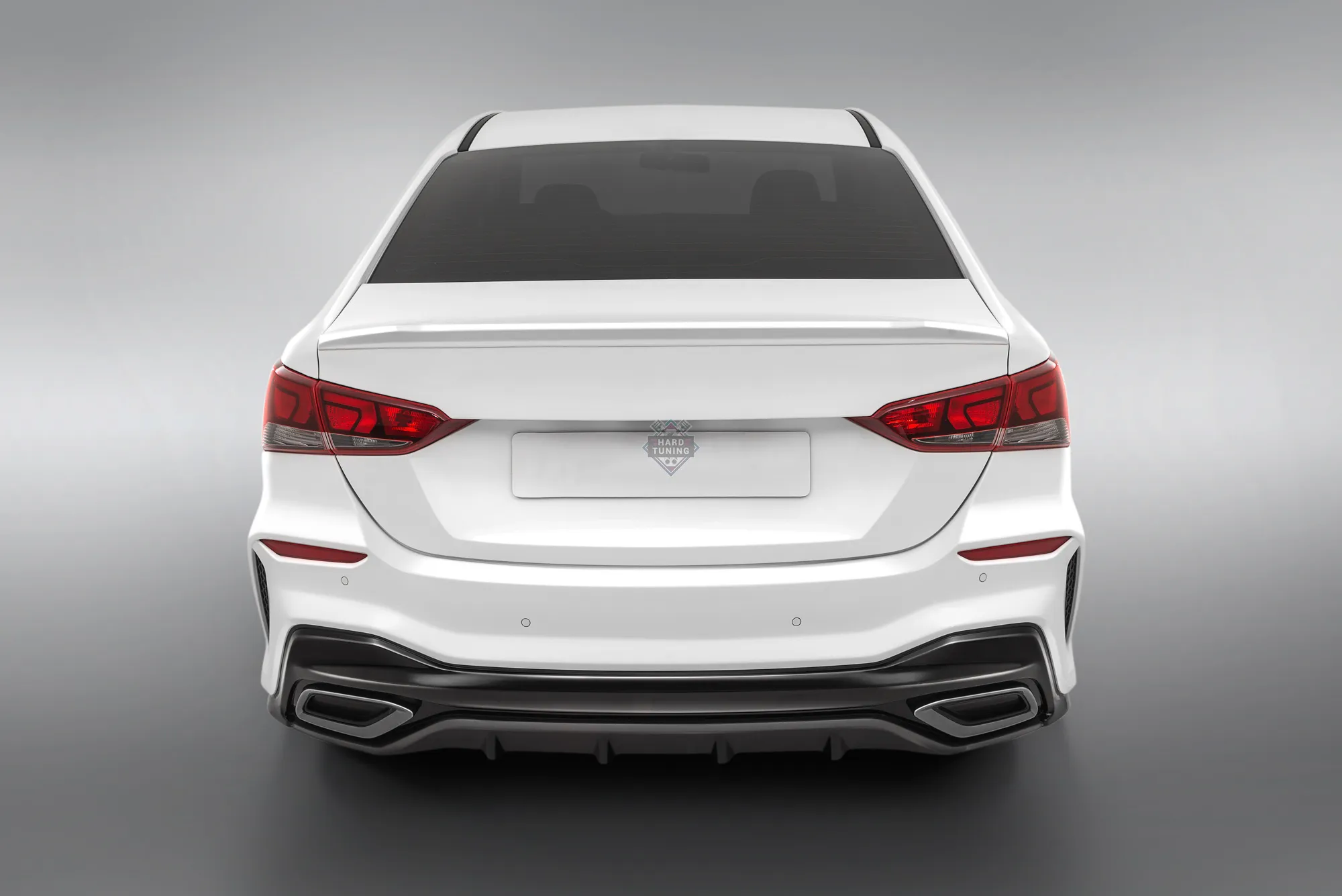 Задний бампер MERCEDES-STYLE Hyundai Solaris 2 (2017+)