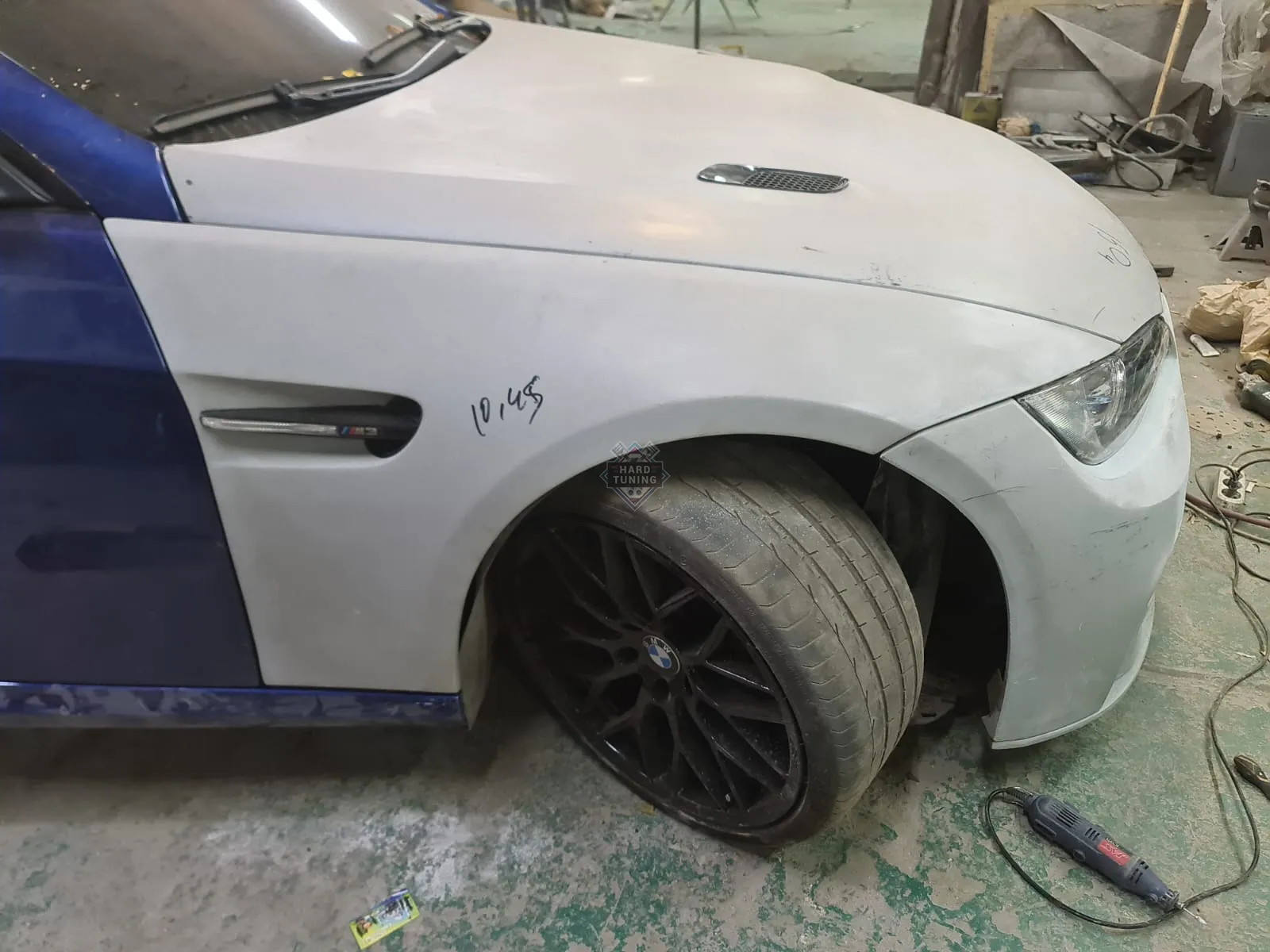 Сплиттер переднего PRIOR DESIGN бампера BMW 3 ER E92/E93 дорестайлинг