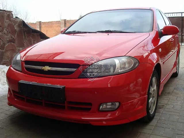 Накладка на передний бампер WTCC Chevrolet Lacetti Хэтчбек