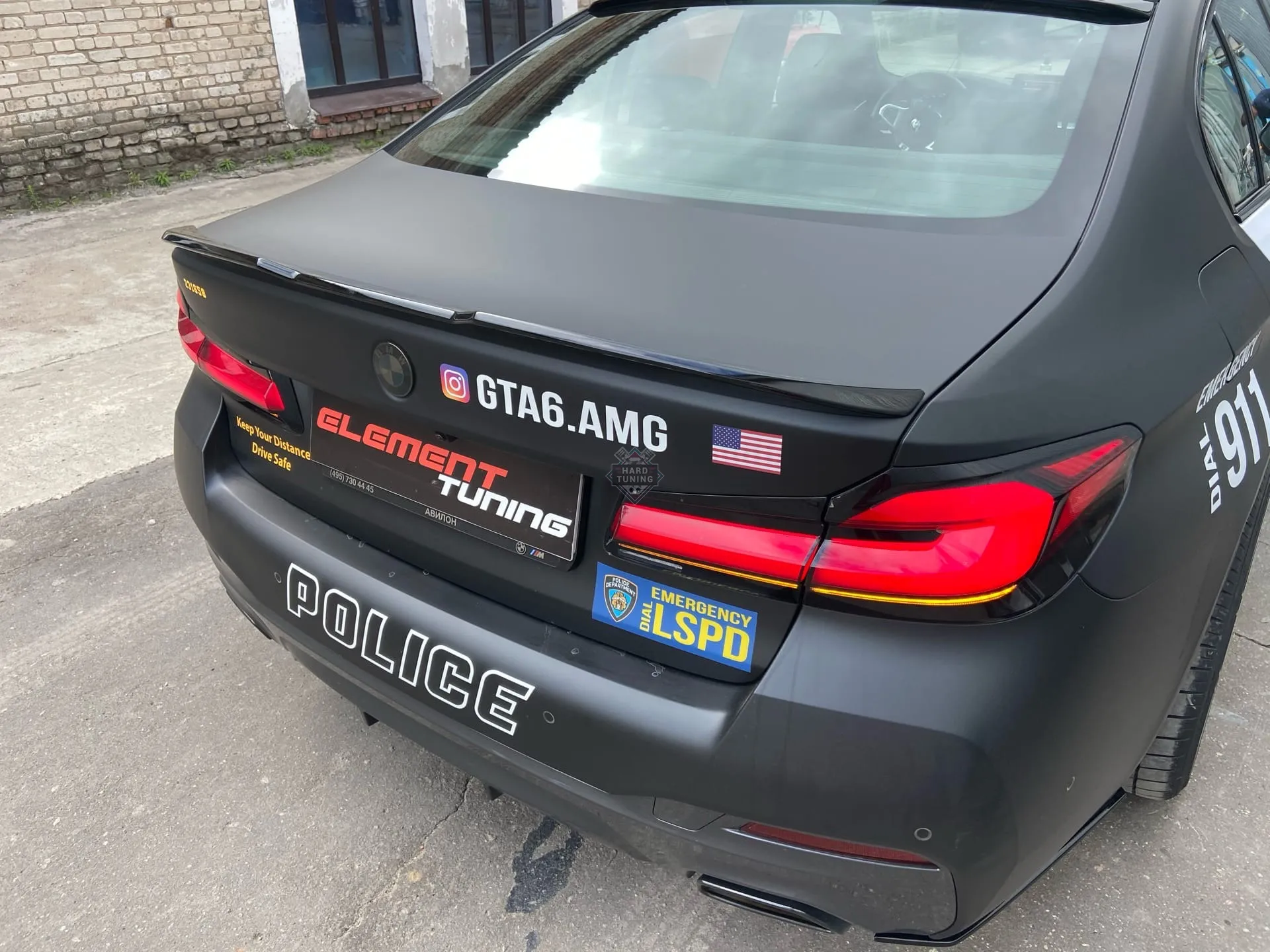 Спойлер M4-STYLE (стиль М4) BMW G30