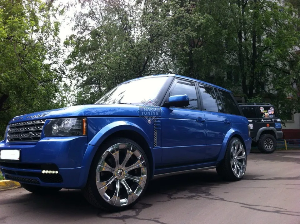 Накладка на передний бампер TRIGGER Range Rover Vogue L322 2й-рестайлинг (2009-2012)