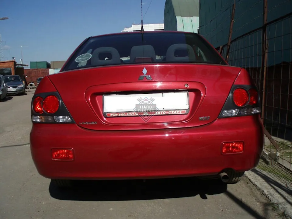 Накладки на задние фонари Mitsubishi Lancer 9 (2003-2009)