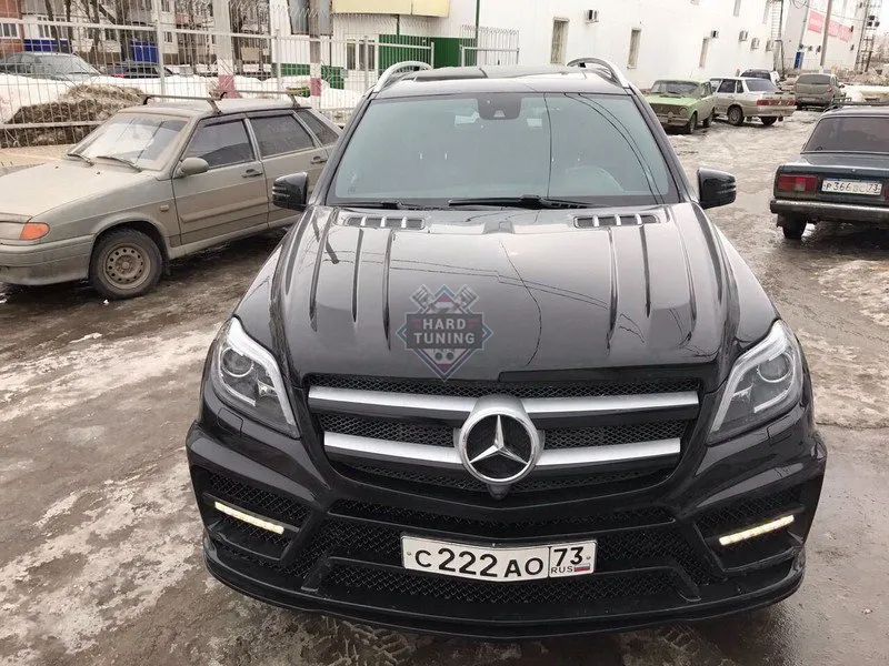 Сплиттер переднего бампера Renegade Mercedes GL-Klasse (X166)