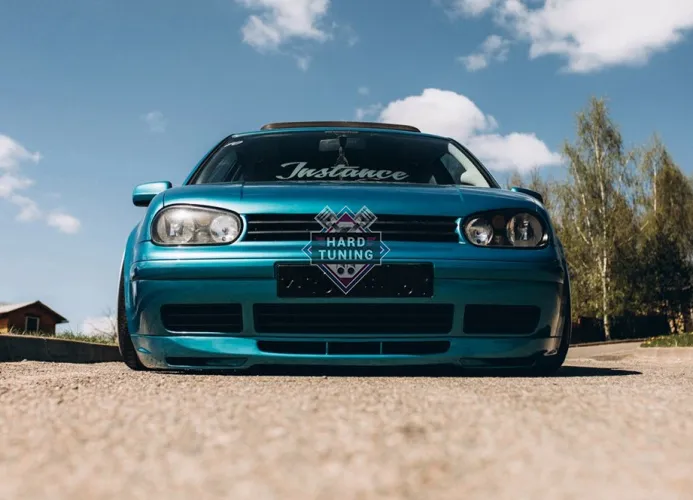 Накладка на передний бампер GLI Volkswagen Golf 4
