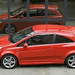 Накладки на пороги OPC Line Opel Corsa D