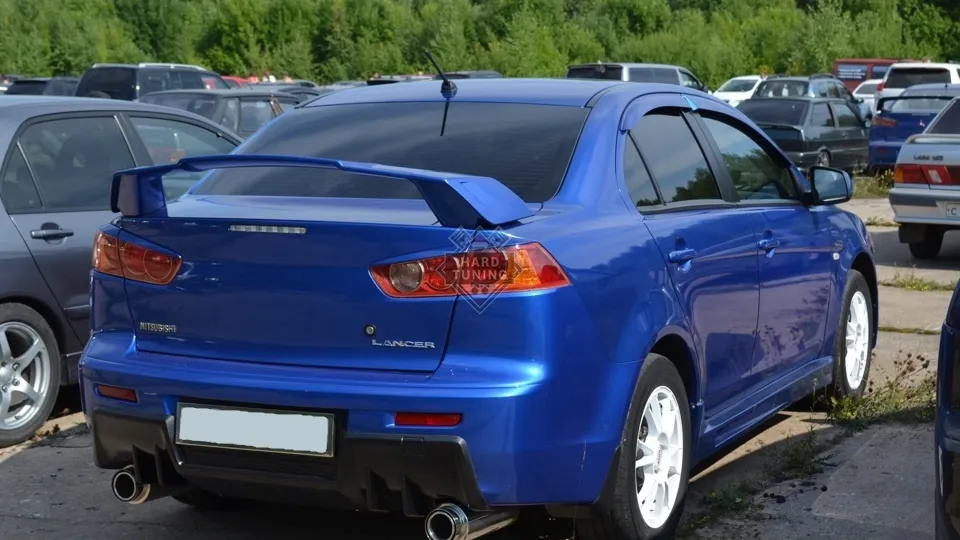 Накладки на пороги FQ-400 Mitsubishi Lancer 10 (2007-2016) стеклопластик