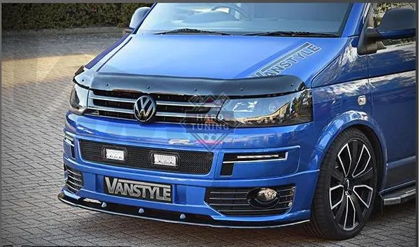 Сплиттер спойлер переднего Rieger бампера Volkswagen T5