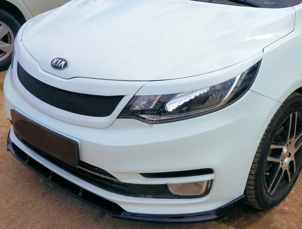 Сплиттер переднего бампера KIA Rio 3 рестайлинг